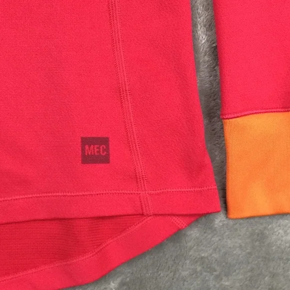 MEC Base Layer Shirt Womens Large Polyester Long Sleeve Pink Polartec - Picture 3 of 15